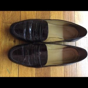 Brown loafers